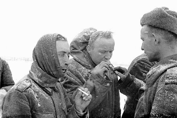  Russian Soldier in World War II vintage everyday