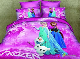 Bedding Set Cute Tollder Cartoon Frozen Princess Elsa Anna Cute Tollder Cartoon Frozen Princess