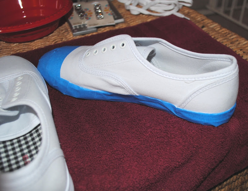 Style My Way: DIY - Glitter Tennis Shoes