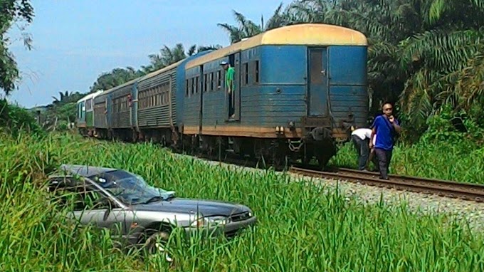 Kemalangan Kereta Wira - Keretapi di Gate Mawao, Membakut