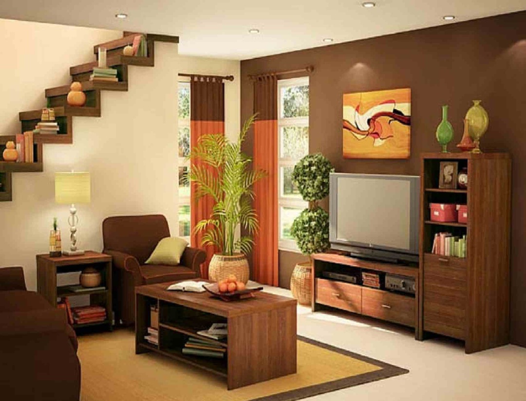Easy Living Room Interior Decorating Plan 