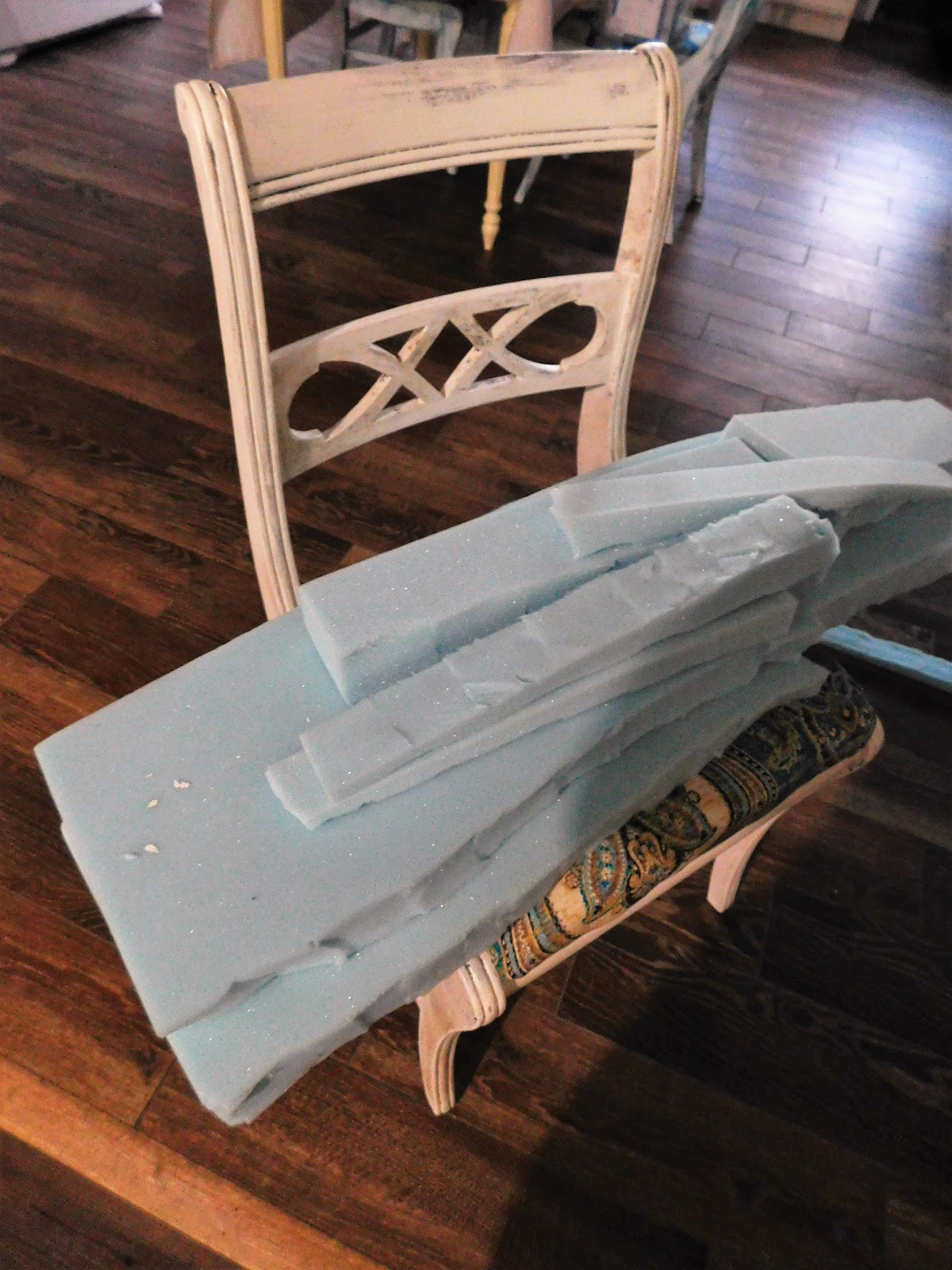 Coastal Bohemian Leftover Cushion Foam Sweater Wreath