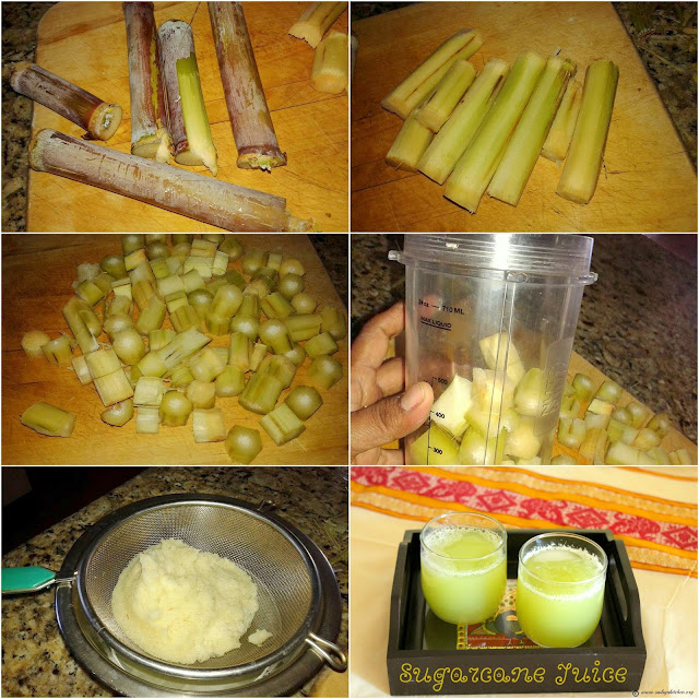 Sailaja Kitchen...A site for all food lovers! How to make Sugar Cane