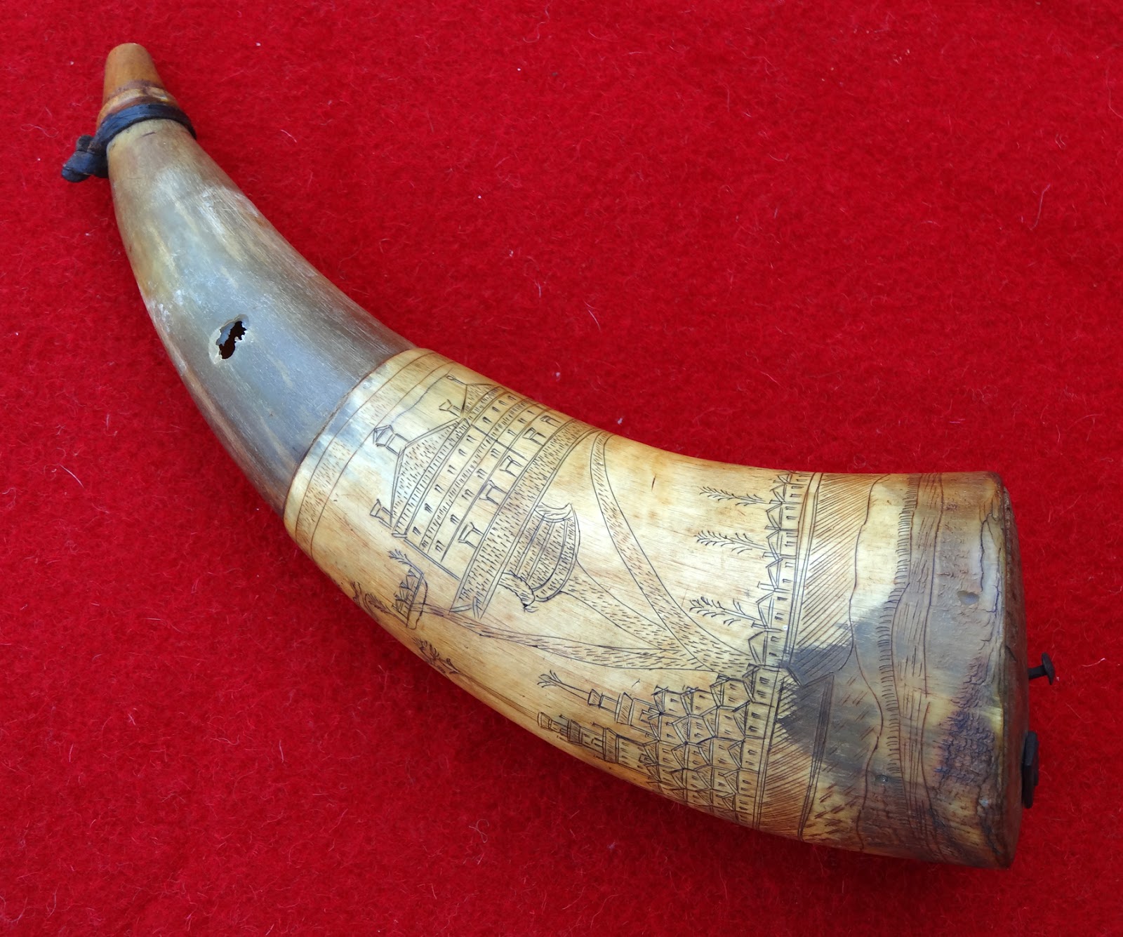 Contemporary Makers Antique Powder Horn