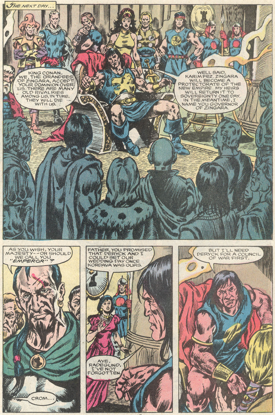 Read online Conan the King comic -  Issue #41 - 16