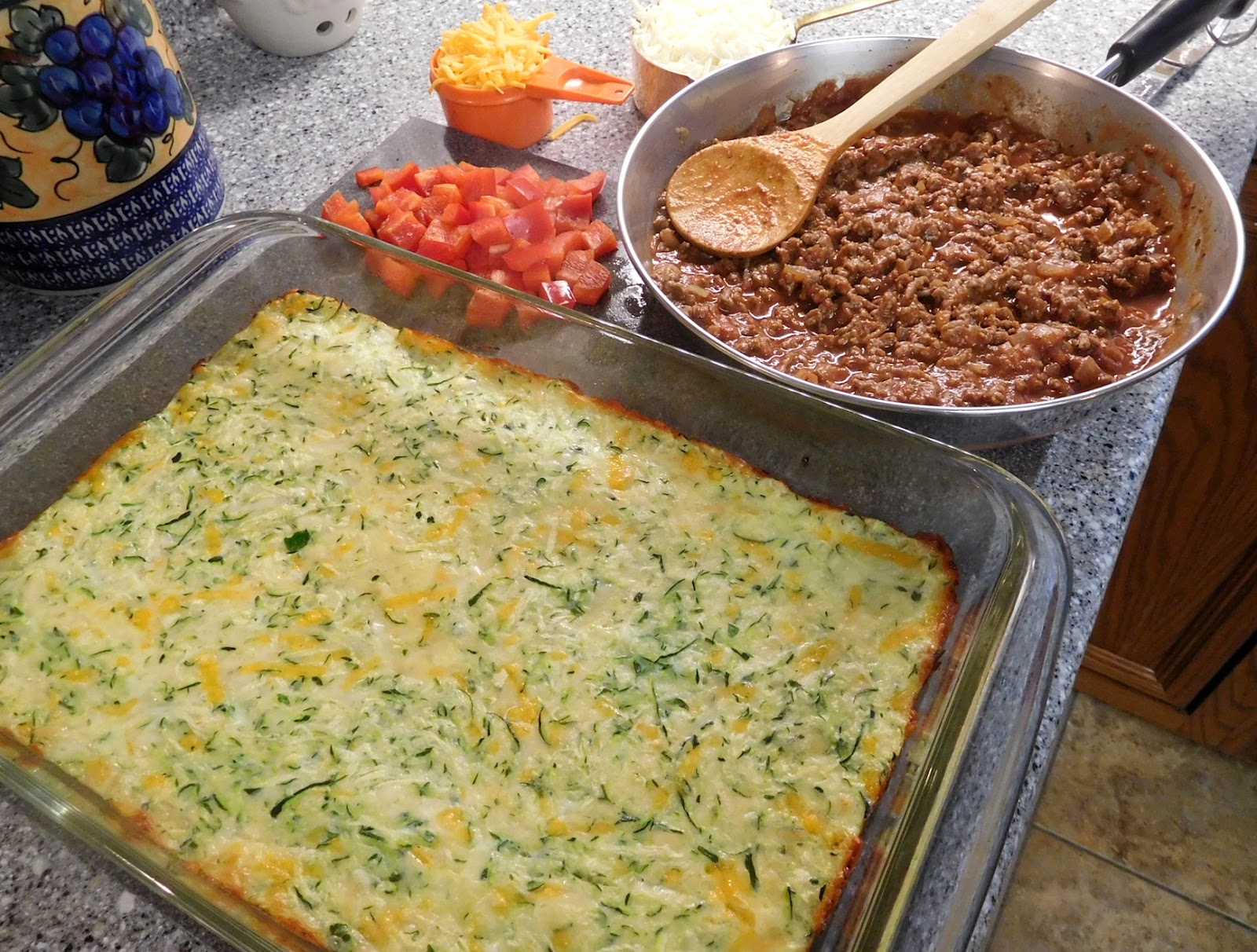 Karen's Kitchen Zucchini Pizza Casserole