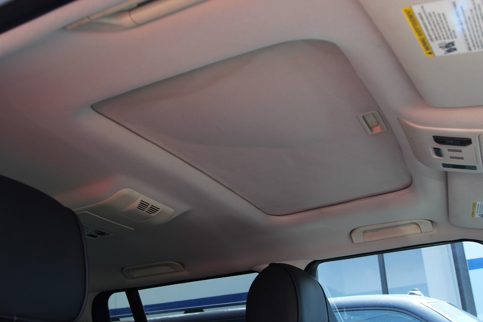 Cooks Upholstery and Classic Restoration Range Rover Sunroof Headliner