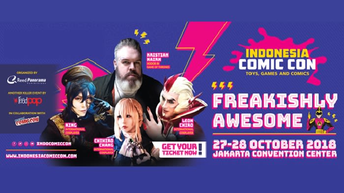 Info Dan Penjualan Promo Tiket Indonesia Comic Con 2018 Cemiti