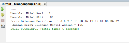 Contoh Program Java Menampilkan Deret Bilangan Ganjil 1 3 5 7 9 Dst Anak It