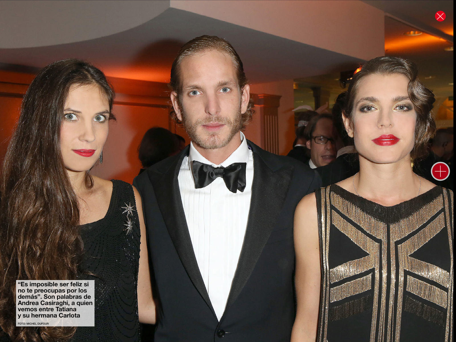 Andrea Casiraghi and his family