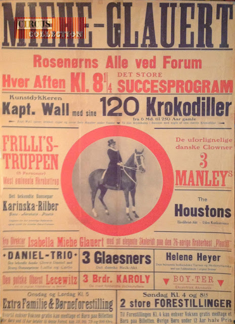 affiche texte du cirque Danois 