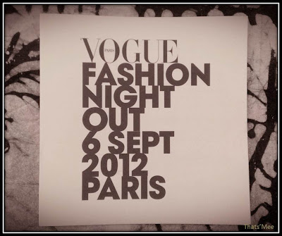 Vogue Fashion Night Out - septembre 2012 Bernardaud