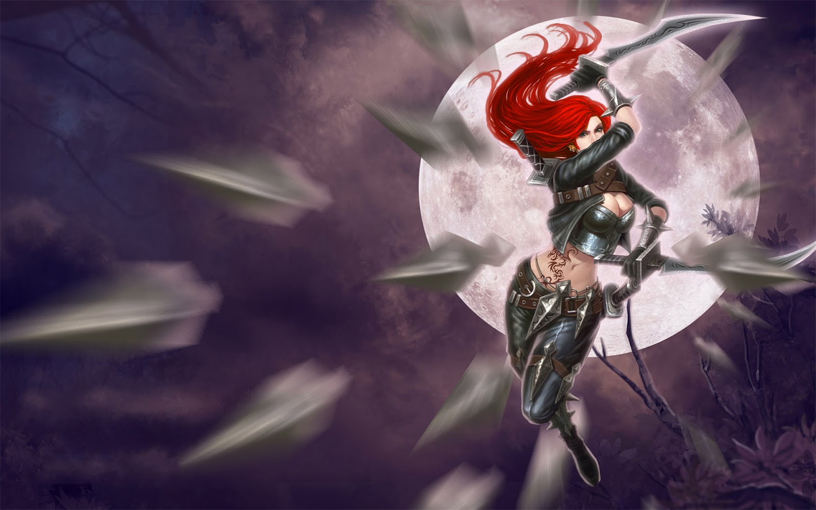 League Of Legends Hd Wallpapers Omg My Favorite Mid Laner Katarina~ Meow