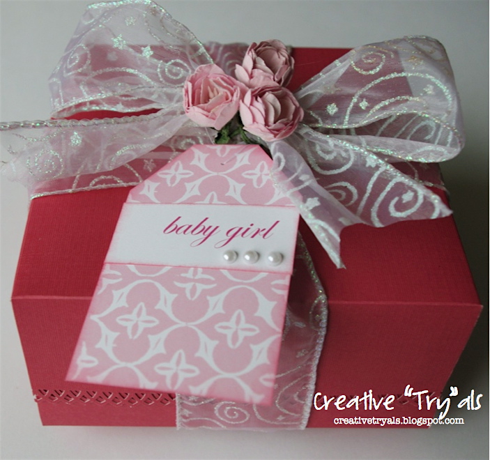 Creative "Try"als Homemade Gift Box Baby Girl