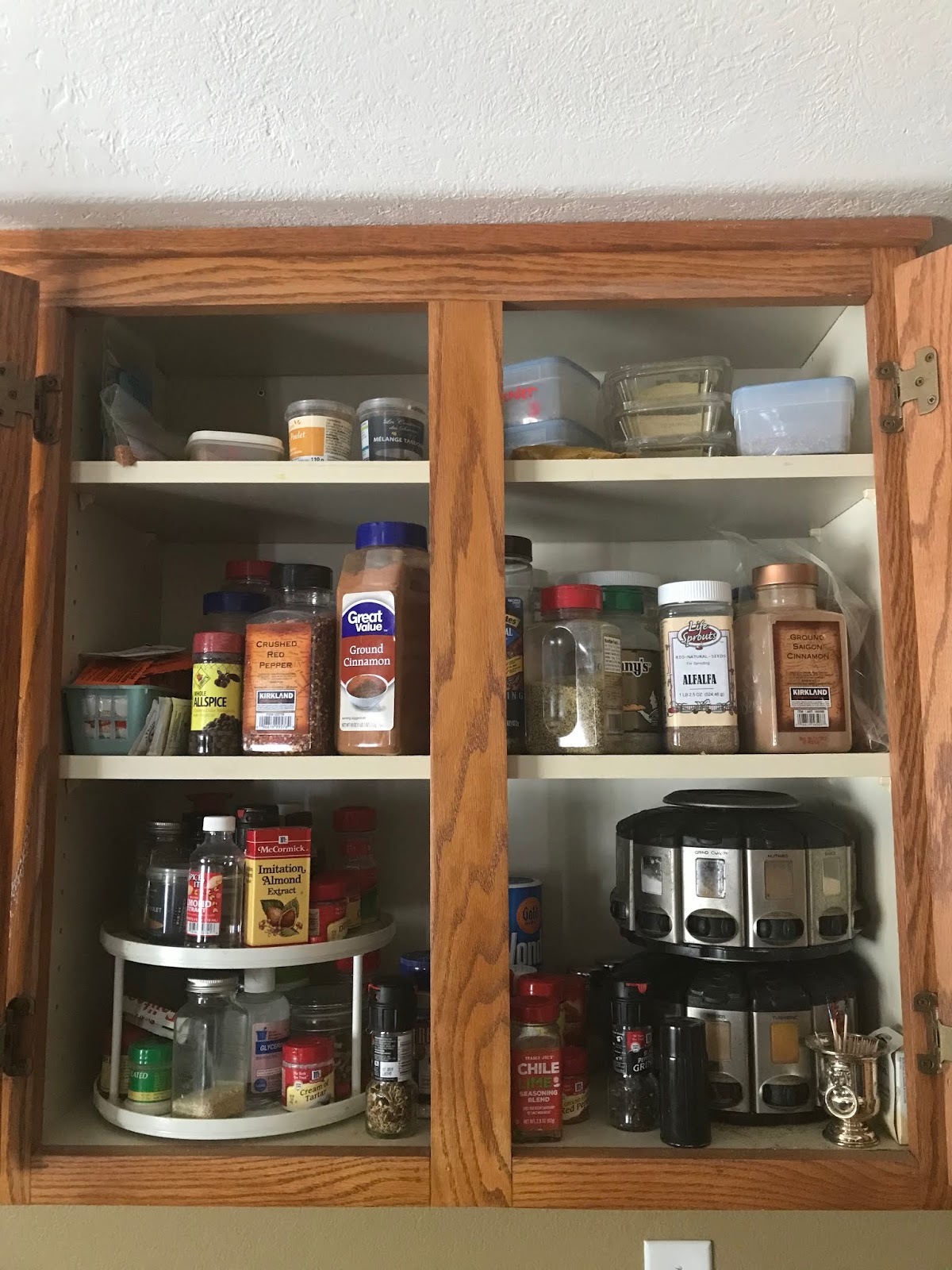 Organizing My Spice Cabinet In The Real World