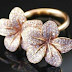 Floral designer rings collection
