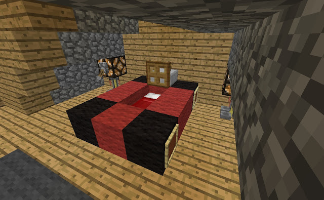 Minecraft Bedroom Ideas Ikea Small, How To Make A Really Cool Bedroom In Minecraft