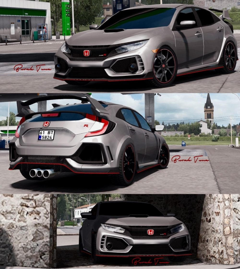Mod mobil Honda Civic type R | ETS2Indo.com