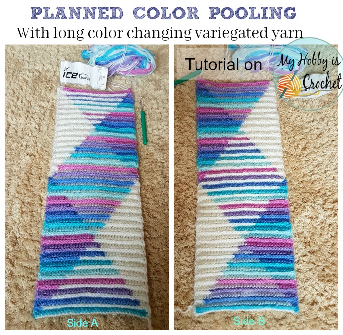 Crochet Planned Pooling Made Easy with Moss Stitch *New Yarn by