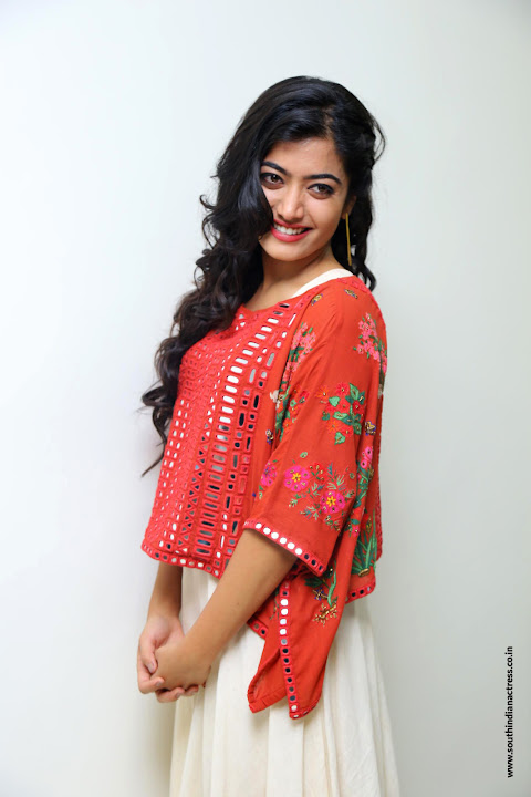 Rashmika Mandanna at Chalo teaser launch