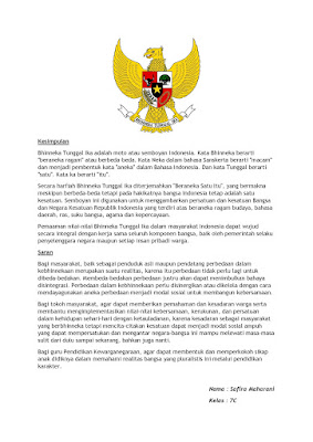 Bhinneka Tunggal Ika Pemersatu Doc