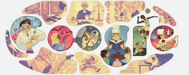 Google Doodles for International Women's Day 2015