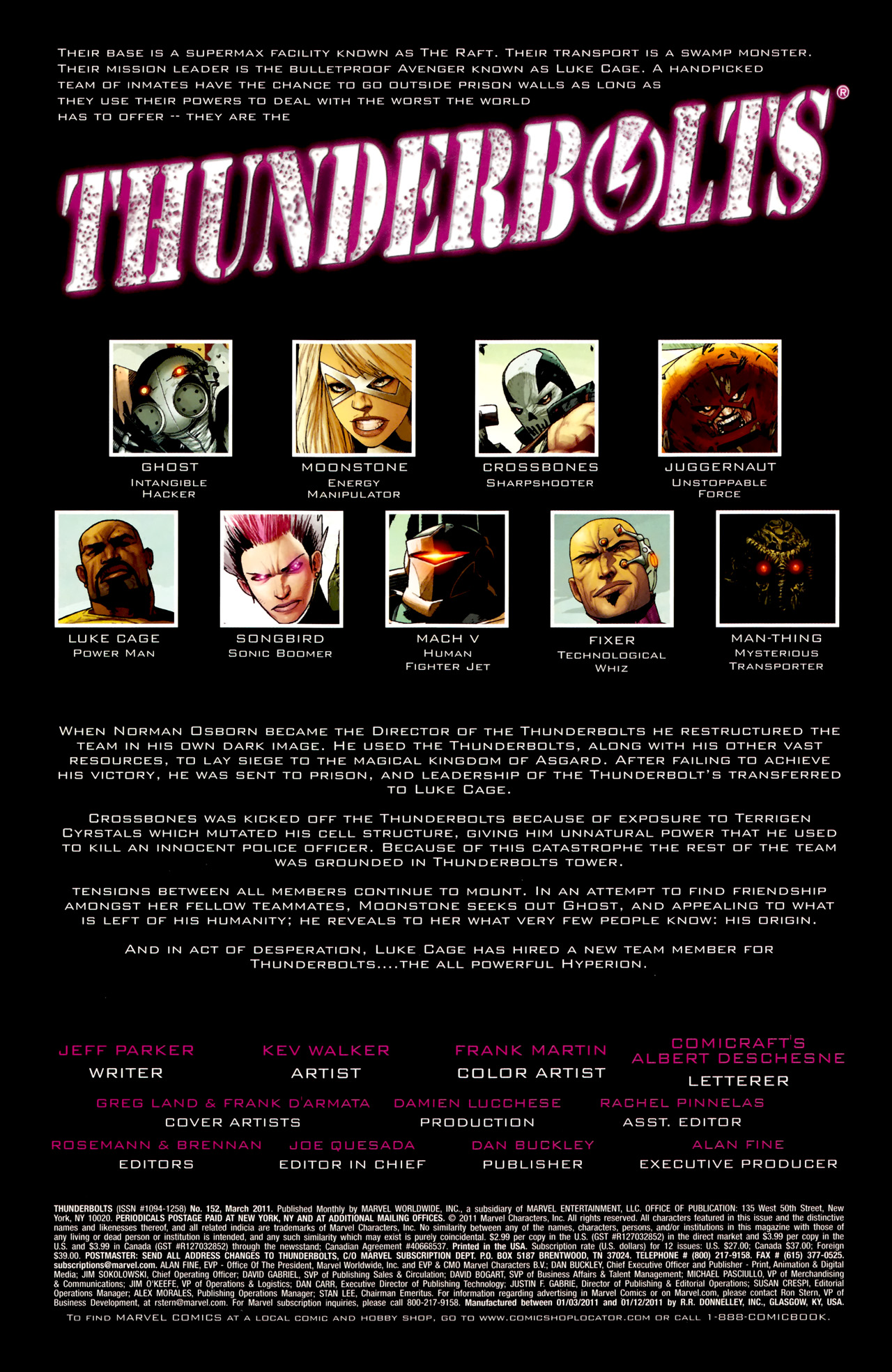 Read online Thunderbolts (1997) comic -  Issue #152 - 2