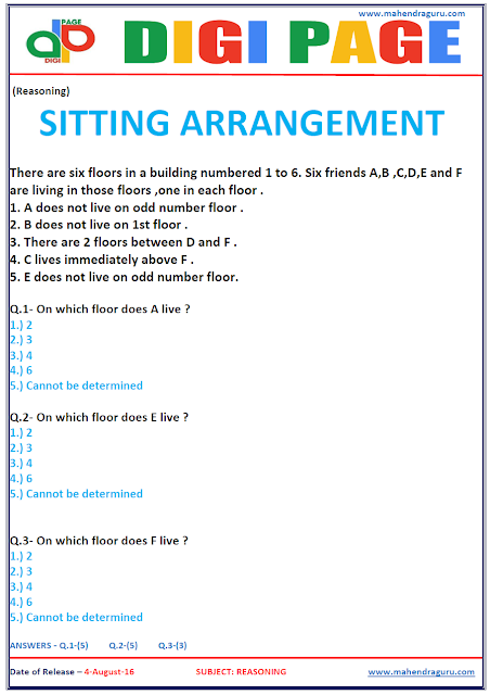 Digi Page-Seating Arrangement Digi Page-Seating Arrangement