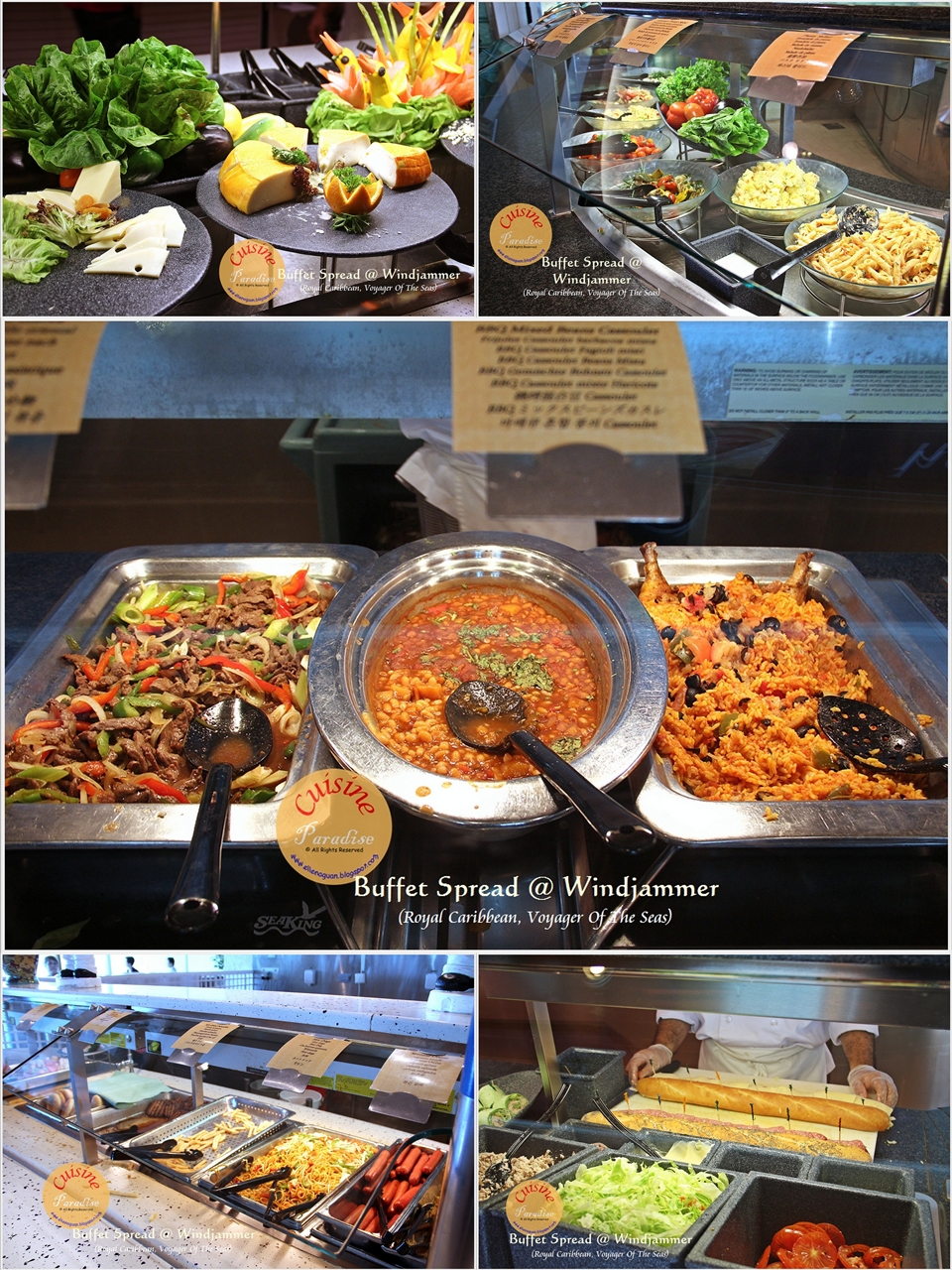 Cuisine Paradise Eat, Shop And Travel Voyager Of The Seas Royal