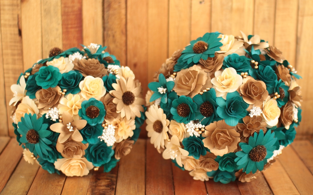 Reduce. Reuse. Recycle. Replenish. Restore. Copper Teal Wedding