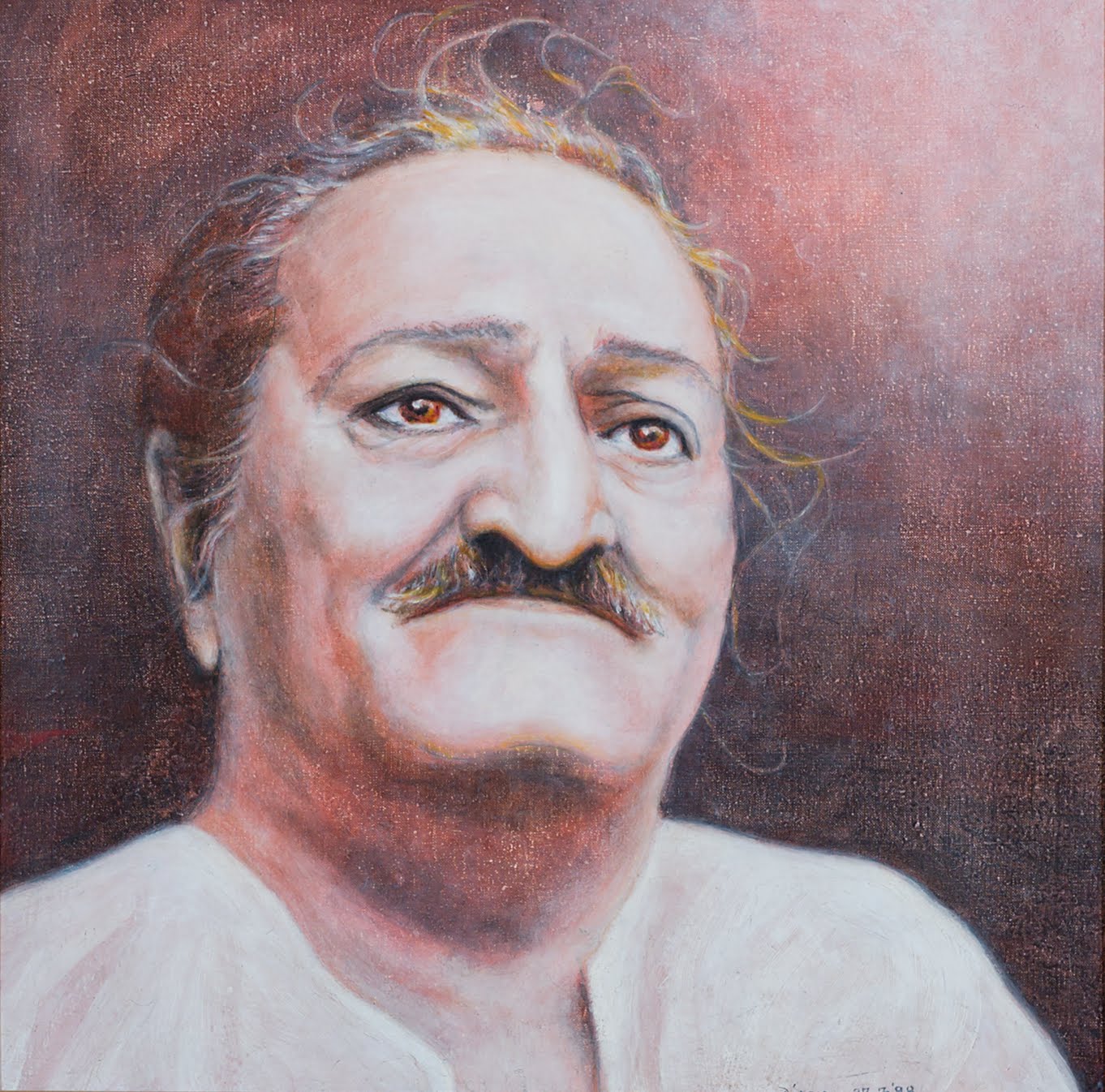 Kendra's Notebook Devotion The Story of 'Portrait of Meher Baba with Dog'