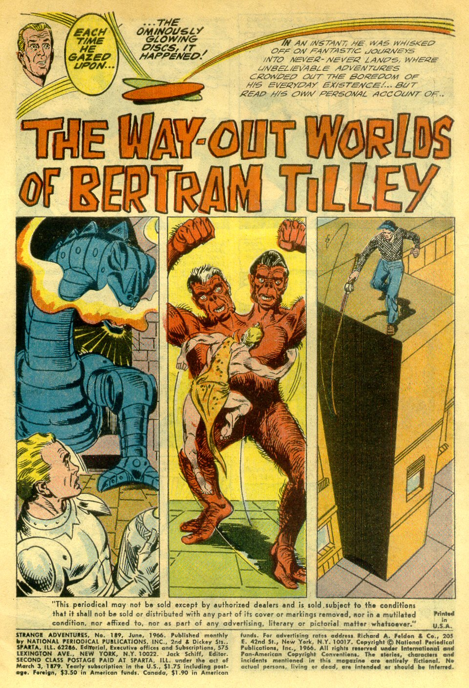 Read online Strange Adventures (1950) comic -  Issue #189 - 3