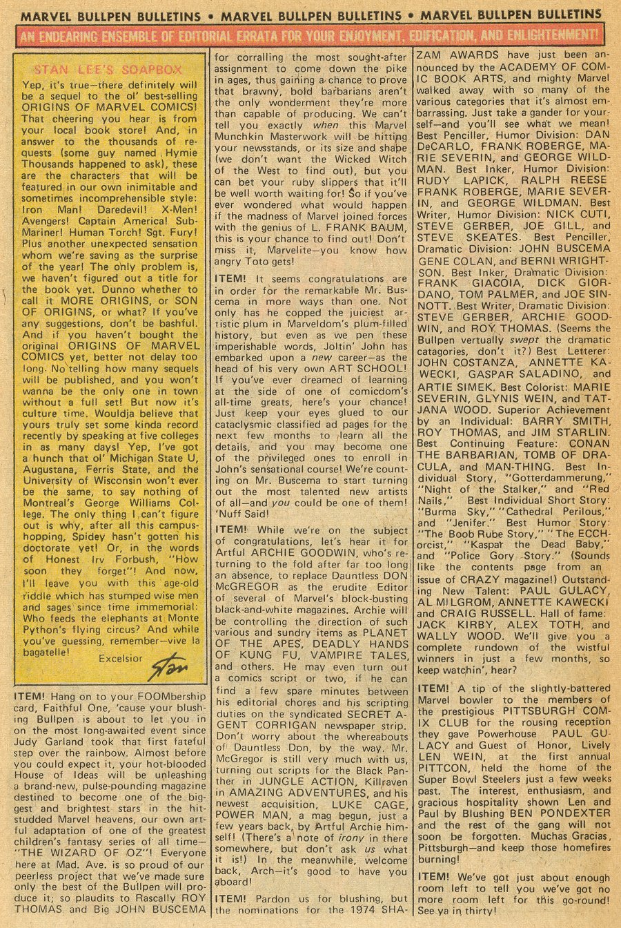 Read online Man-Thing (1974) comic -  Issue #20 - 19