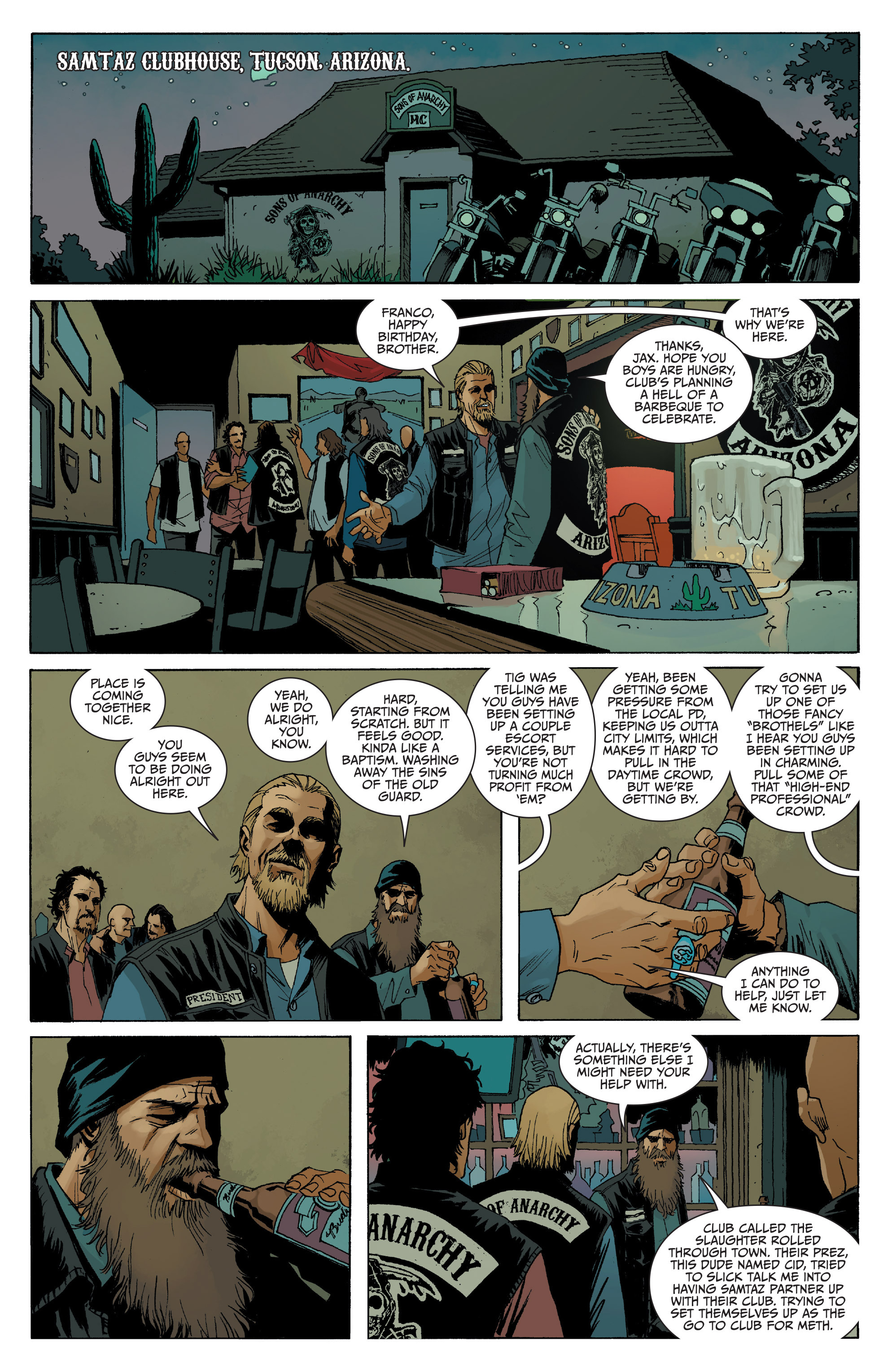 Read online Sons of Anarchy comic -  Issue #11 - 16