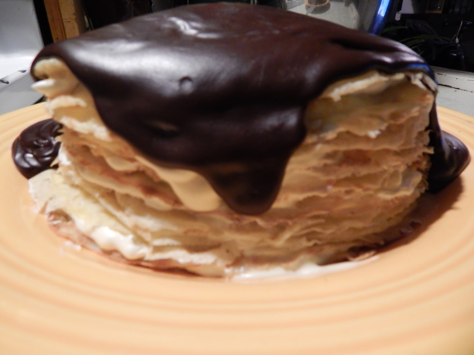 Pasquali Rumpus Boston Creme Crepe Cake