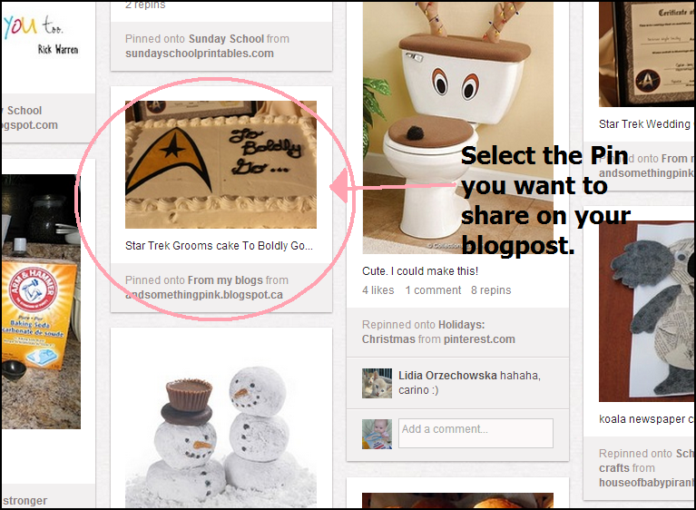 Endless Pinabilities! Tutorial How to share Pinterest Pins on your blog