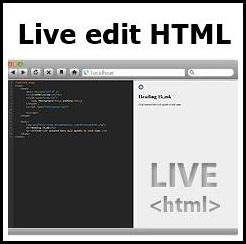 Live Edit Html