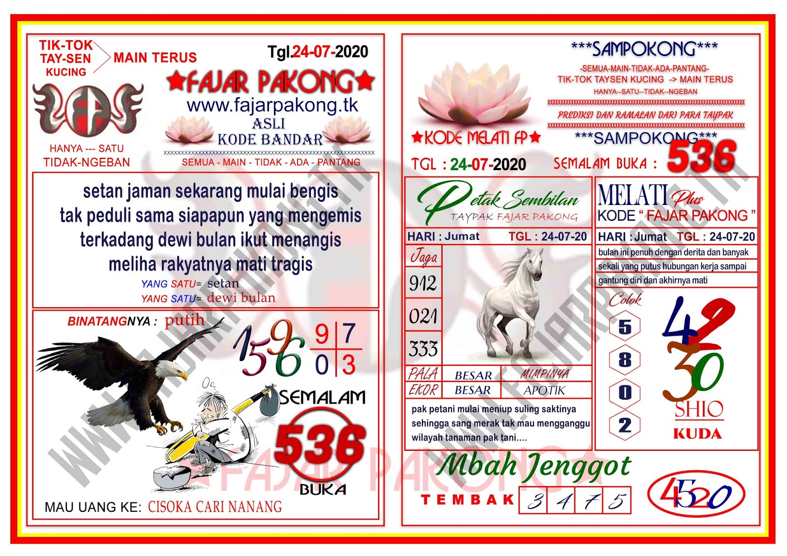 Prediksi Syair Hk 24 Juli 2020 Syair Togel Hk Pangkalantoto Prediksi Syair Hk 24 Juli 2020 Syair Togel Hk Pangkalantoto