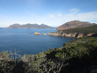 Vistas desde el faro del Torville cape. Freycinet, en Tasmania Vistas desde el faro del Torville cape. Freycinet, en Tasmania