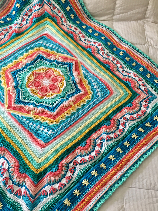 Crochet Guide Cosmic Cal Blanket