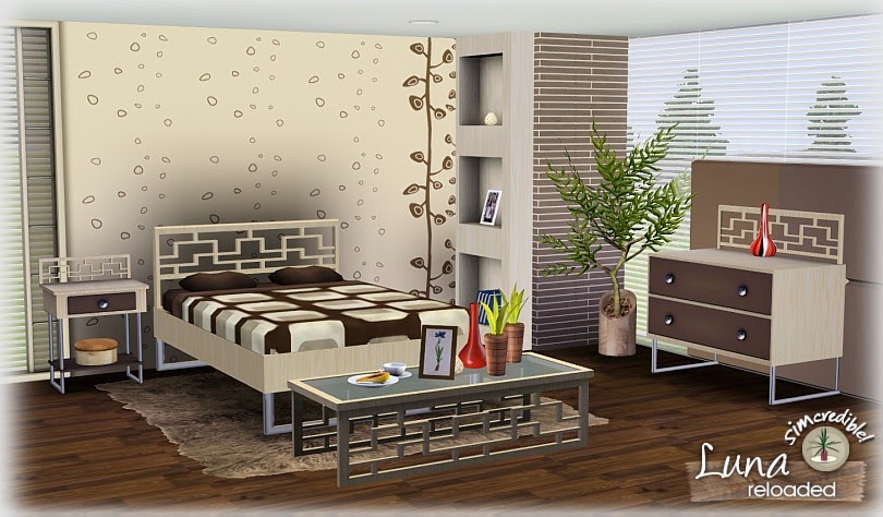 My Sims 3 Blog Luna Bedroom Set By Simcredible Designs