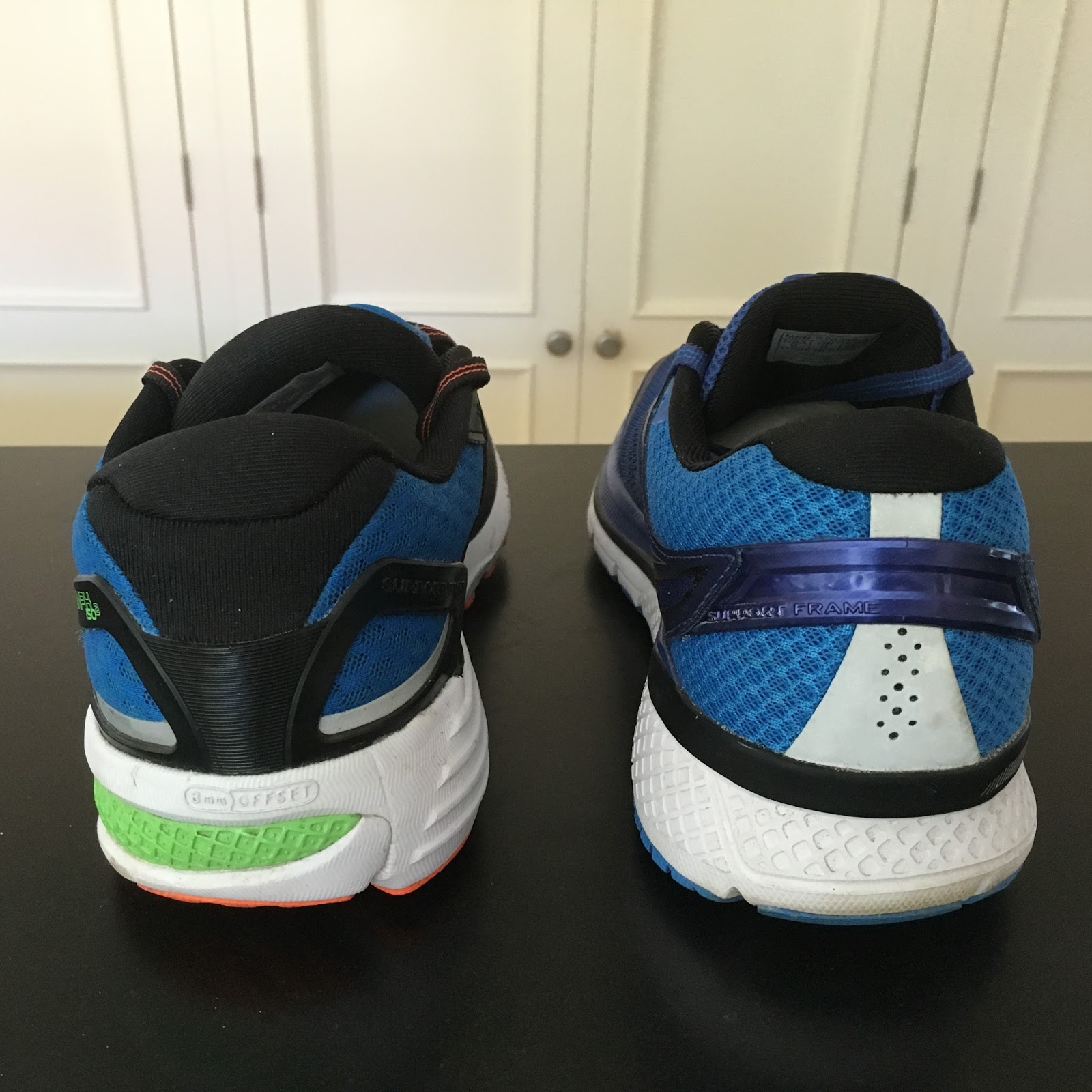 difference between saucony triumph iso 2 and iso 3