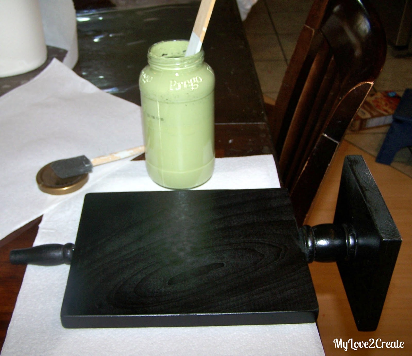 message recipe holder chalkboard My Repurposed Life®