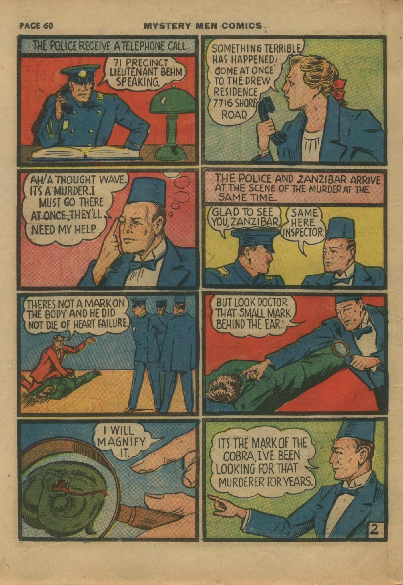 Read online Mystery Men Comics comic -  Issue #14 - 62