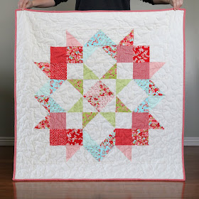 Moda Love - a free baby quilt pattern from Moda Fabrics