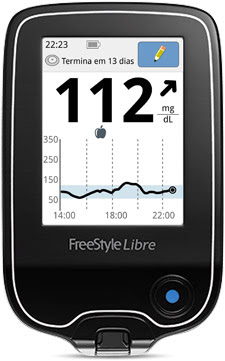 Medidor da diabetes sem picada - freeStyle libre®