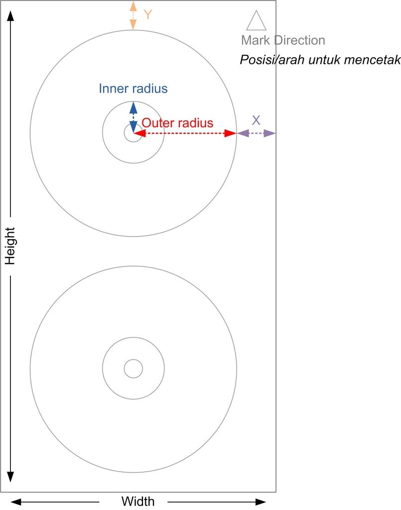 MENGATUR UKURAN KERTAS LABEL CD Seribu Data Paling dicari