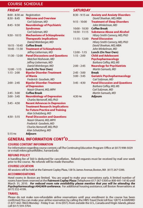 Harvard Medical School Psychopharmacology 2010 Brain Interactive