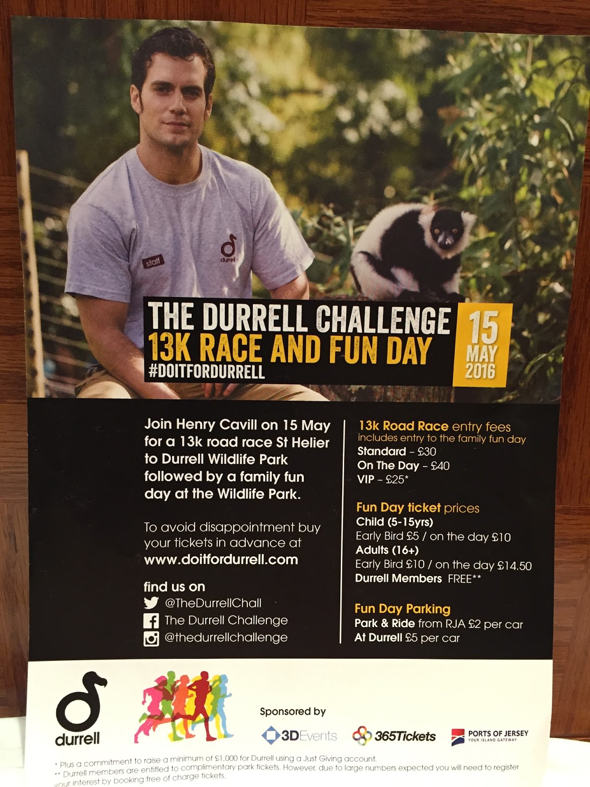 Henry Cavill News The Durrell Challenge Race Day Is Here!