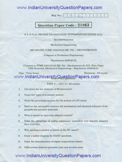 Mechatronics essay 06 picture